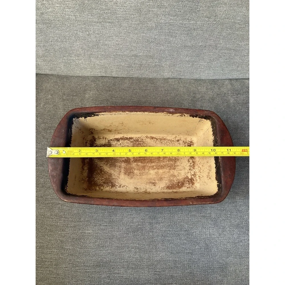The Pampered‎ Chef USA Rectangular Stoneware Baker Bread Pan Dish 078
